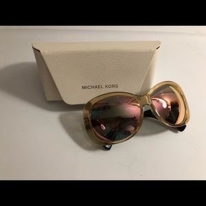 Michael Kors rose tinted sunglasses